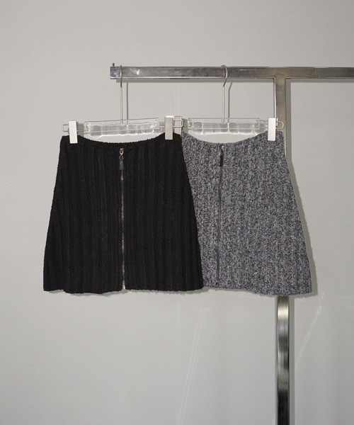 chuclla（チュクラ）の「フロントジップ ニットケープ chw25a044（ニット/セーター・レディース・ダークグレー/ブラック・FREE）」の19枚目の写真