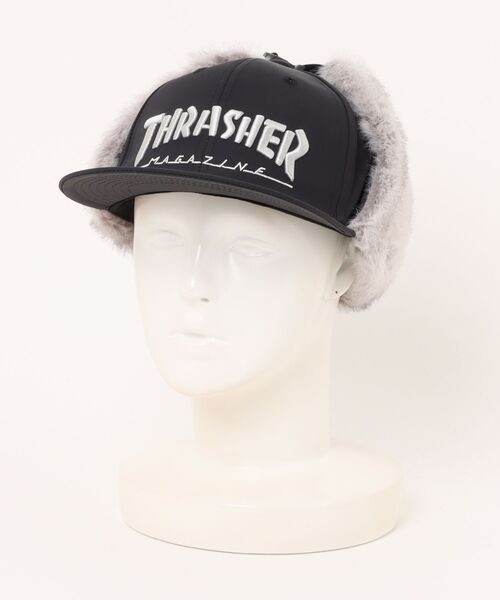 THRASHER（スラッシャー）の「THRASHER/スラッシャー キャップ フライトキャップ 撥水25TH-C50（キャップ・メンズ・カーキ/ブラック・FREE）」の14枚目の写真