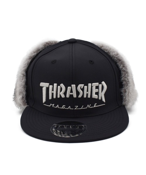 THRASHER（スラッシャー）の「THRASHER/スラッシャー キャップ フライトキャップ 撥水25TH-C50（キャップ・メンズ・カーキ/ブラック・FREE）」の6枚目の写真