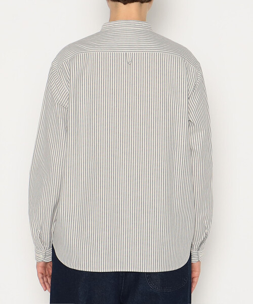 DANTON（ダントン）の「WOMEN'S OXFORD BAND COLLAR SHIRT PATTERN（シャツ/ブラウス・レディース・グリーン系その他/ブルー系その他5/ブラック系その他・36/38/34）」の9枚目の写真