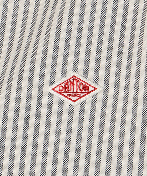 DANTON（ダントン）の「WOMEN'S OXFORD BAND COLLAR SHIRT PATTERN（シャツ/ブラウス・レディース・グリーン系その他/ブルー系その他5/ブラック系その他・36/38/34）」の15枚目の写真