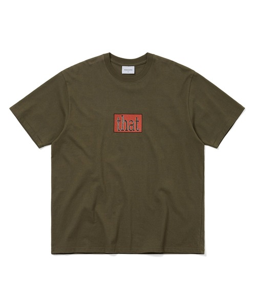 thisisneverthat(ディスイズネバーザット)の「that Glitched Logo Tee(Tシャツ/カットソー・メンズ・ホワイト/オリーブ/ヘザーグレー・S/M/L/XL)」の3枚目の写真
