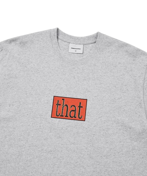 thisisneverthat(ディスイズネバーザット)の「that Glitched Logo Tee(Tシャツ/カットソー・メンズ・ホワイト/オリーブ/ヘザーグレー・S/M/L/XL)」の6枚目の写真