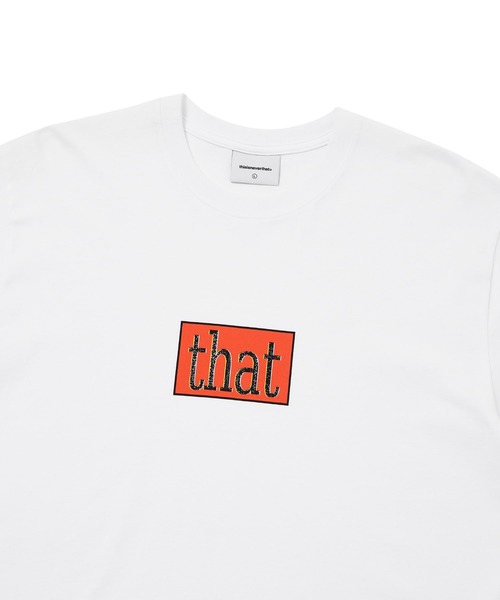 thisisneverthat(ディスイズネバーザット)の「that Glitched Logo Tee(Tシャツ/カットソー・メンズ・ホワイト/オリーブ/ヘザーグレー・S/M/L/XL)」の4枚目の写真
