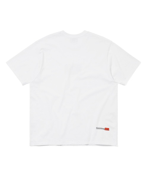 thisisneverthat(ディスイズネバーザット)の「that Glitched Logo Tee(Tシャツ/カットソー・メンズ・ホワイト/オリーブ/ヘザーグレー・S/M/L/XL)」の5枚目の写真