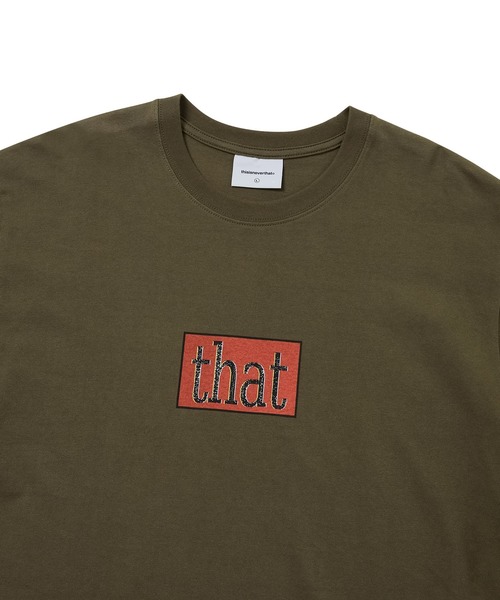 thisisneverthat(ディスイズネバーザット)の「that Glitched Logo Tee(Tシャツ/カットソー・メンズ・ホワイト/オリーブ/ヘザーグレー・S/M/L/XL)」の8枚目の写真