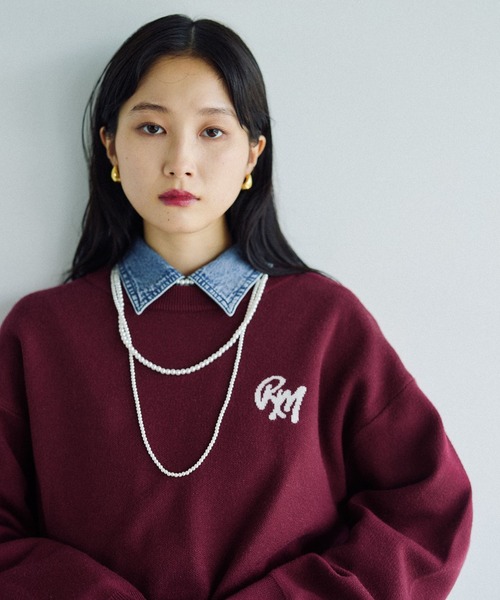 セール】12ゲージアソートロゴプルオーバー2 532508（ニット/セーター