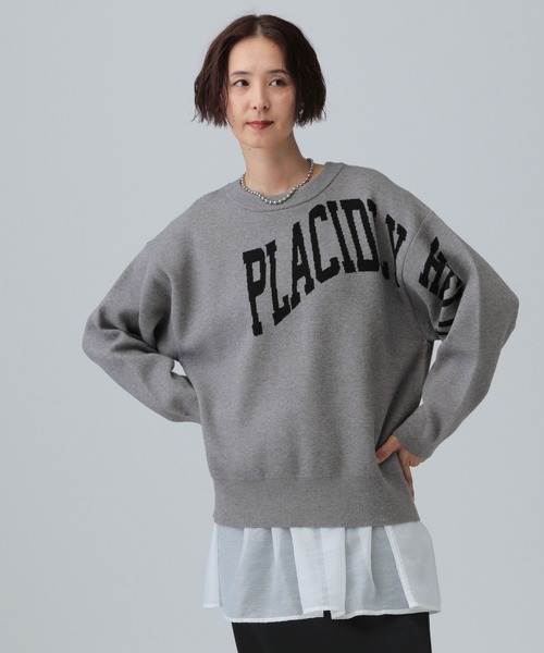 LEPSIM（レプシィム）の「12ゲージアソートロゴプルオーバー2　532508（ニット/セーター・レディース・ボルドー/グレー/オフホワイト/ネイビー・FREE）」の16枚目の写真