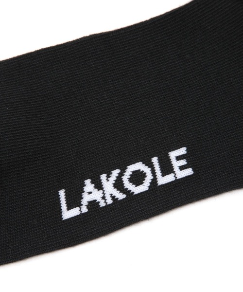 LAKOLE(ラコレ)の「ショートオーバルロゴソックス / 581592(ソックス/靴下・メンズ・ホワイト/グレー/ブラック・FREE)」の7枚目の写真