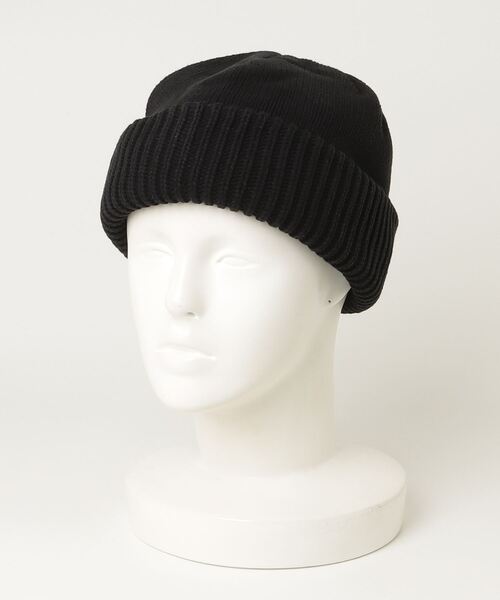 crepuscule（クレプスキュール）の「crepuscule Knit Cap 1 (2503-024)（ニットキャップ/ビーニー・メンズ・パープル/ブラック・FREE）」の6枚目の写真