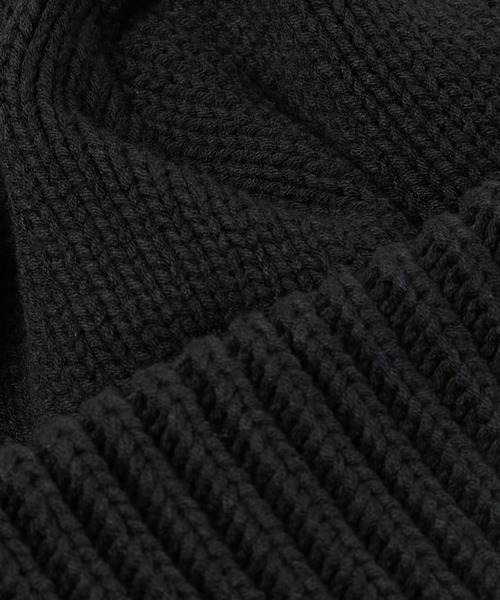 crepuscule（クレプスキュール）の「crepuscule Knit Cap 1 (2503-024)（ニットキャップ/ビーニー・メンズ・パープル/ブラック・FREE）」の5枚目の写真