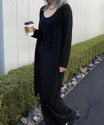 リブカーディガン