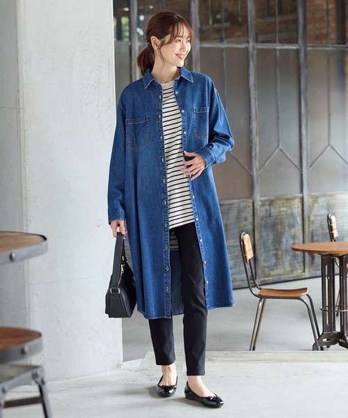 Honeys(ハニーズ)の「【抗菌防臭】ストレッチパギンス(股下69cm)(その他パンツ・レディース・ブラック/ダークカーキ・S/M/LL/L)」の4枚目の写真