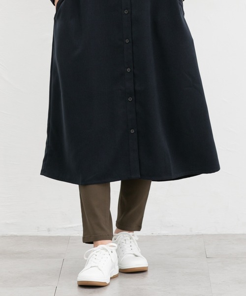 Honeys(ハニーズ)の「【抗菌防臭】ストレッチパギンス(股下69cm)(その他パンツ・レディース・ブラック/ダークカーキ・S/M/LL/L)」の9枚目の写真