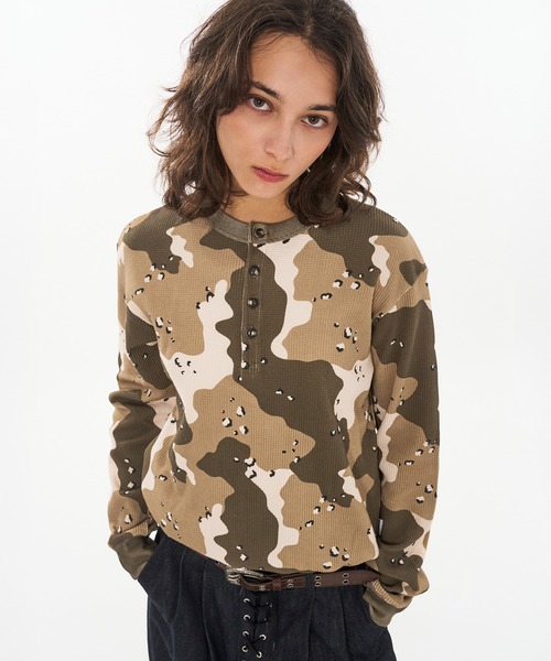 新色追加】ASSORT DRAW CODE HENRY NECK THERMAL LONG SLEEVE