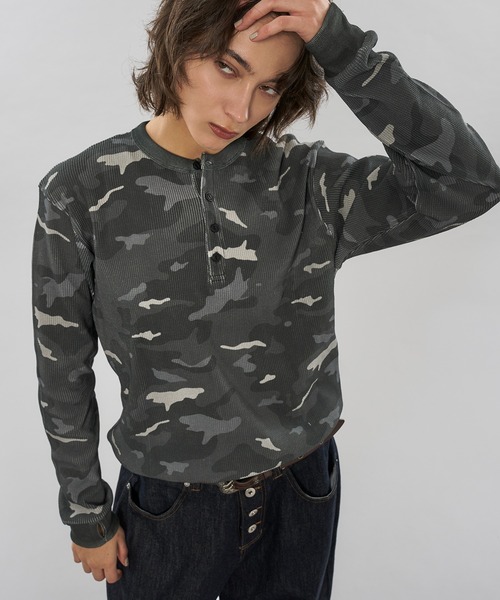 新色追加】ASSORT DRAW CODE HENRY NECK THERMAL LONG SLEEVE