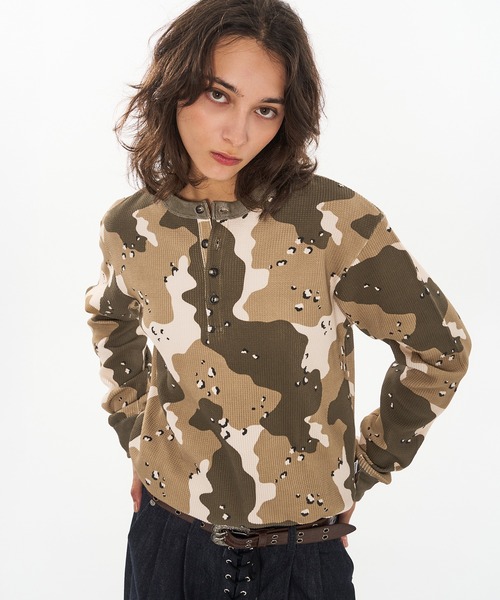 新色追加】ASSORT DRAW CODE HENRY NECK THERMAL LONG SLEEVE