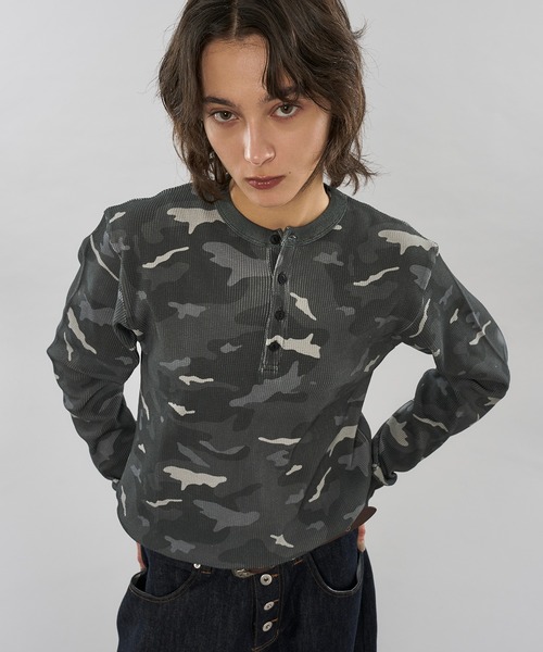 新色追加】ASSORT DRAW CODE HENRY NECK THERMAL LONG SLEEVE