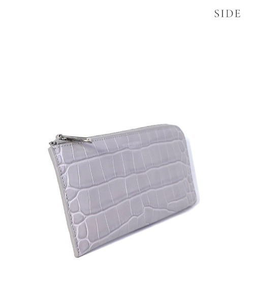 セール】キャリー L字長財布 イタリアンクロコ型押しレザーVer.（財布
