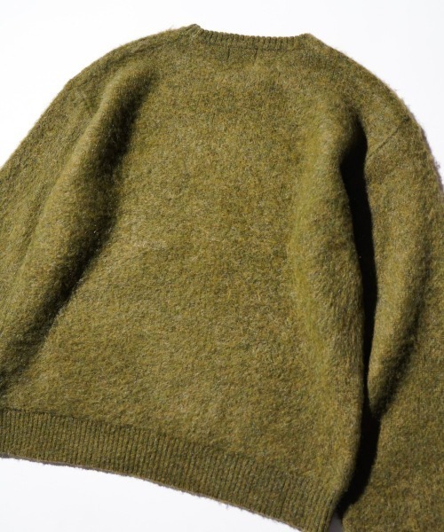 TOWNCRAFT（タウンクラフト）の「TOWNCRAFT / タウンクラフト MOHAIR SHAGGY CREW SWEATER モヘア シャギークルーネックセーター（ニット/セーター・メンズ・グリーン/ピンク/ネイビー/ブラック/グレー/チャコール/オリーブ/イエロー/ブラウン/レッド・SMALL/MEDIUM/LARGE）」の16枚目の写真