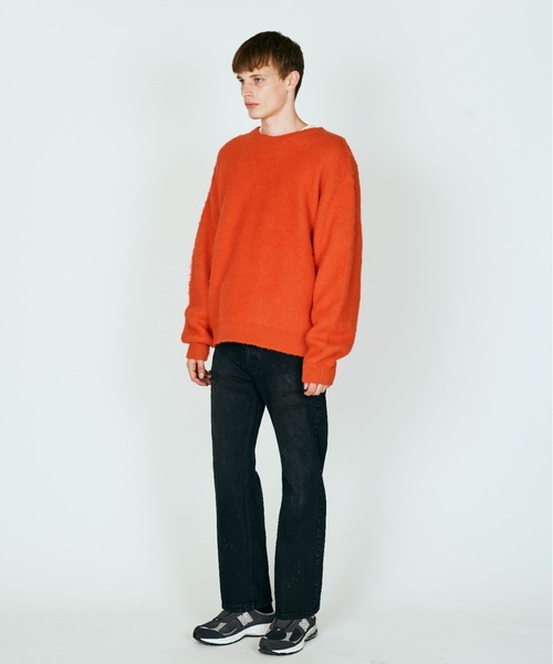 TOWNCRAFT（タウンクラフト）の「TOWNCRAFT / タウンクラフト MOHAIR SHAGGY CREW SWEATER モヘア シャギークルーネックセーター（ニット/セーター・メンズ・グリーン/ピンク/ネイビー/ブラック/グレー/チャコール/オリーブ/イエロー/ブラウン/レッド・SMALL/MEDIUM/LARGE）」の22枚目の写真