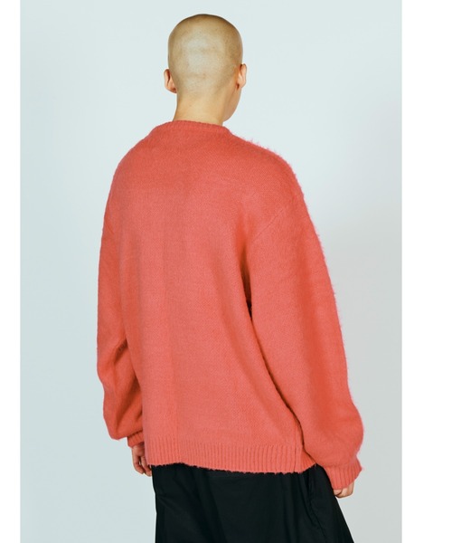 TOWNCRAFT（タウンクラフト）の「TOWN CRAFT タウンクラフト / SOLID SHAGGY CREW SWEATER アクリルセーター（ニット/セーター・メンズ・グリーン/ピンク/ネイビー/ブラック/グレー/チャコール・SMALL/MEDIUM/LARGE）」の12枚目の写真