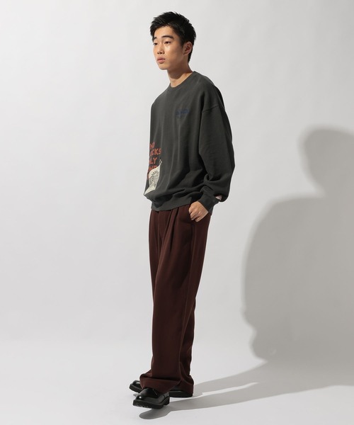 niko and...（ニコアンド）の「スーベニアクラフトスウェット（スウェット・メンズ・アイボリー/ブルー/チャコール/ブラウン・MEDIUM/LARGE）」の5枚目の写真