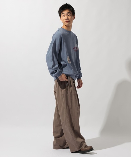 niko and...（ニコアンド）の「スーベニアクラフトスウェット（スウェット・メンズ・アイボリー/ブルー/チャコール/ブラウン・MEDIUM/LARGE）」の15枚目の写真