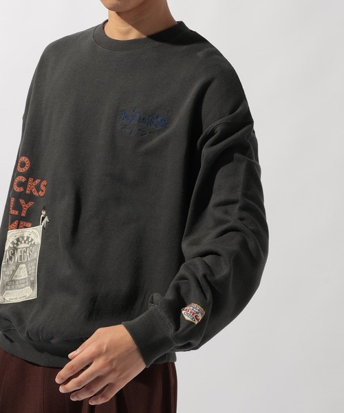 niko and...（ニコアンド）の「スーベニアクラフトスウェット（スウェット・メンズ・アイボリー/ブルー/チャコール/ブラウン・MEDIUM/LARGE）」の21枚目の写真