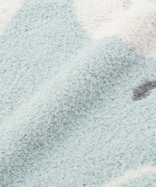one'sterrace（ワンズテラス）の「【あったか】moumou ブランケットS シマエナガ（ブランケット・レディース・ライトグリーン系・99）」の4枚目の写真