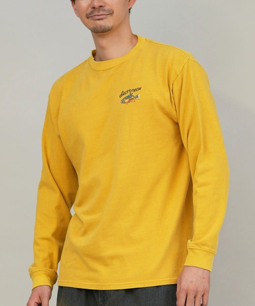 SALTY CREW(ソルティークルー)の「SALTY CREW/ソルティークルー 長袖Tシャツ/ロンT バックプリント 75-060(Tシャツ/カットソー・メンズ・マスタード/ブラック/ホワイト・M/L)」の3枚目の写真