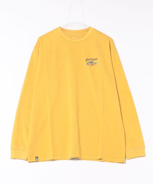 SALTY CREW(ソルティークルー)の「SALTY CREW/ソルティークルー 長袖Tシャツ/ロンT バックプリント 75-060(Tシャツ/カットソー・メンズ・マスタード/ブラック/ホワイト・M/L)」の6枚目の写真