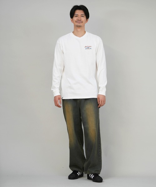 SALTY CREW(ソルティークルー)の「SALTY CREW/ソルティークルー 長袖Tシャツ/ロンT バックプリント 75-060(Tシャツ/カットソー・メンズ・マスタード/ブラック/ホワイト・M/L)」の18枚目の写真