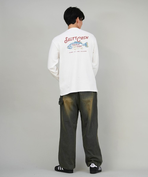SALTY CREW(ソルティークルー)の「SALTY CREW/ソルティークルー 長袖Tシャツ/ロンT バックプリント 75-060(Tシャツ/カットソー・メンズ・マスタード/ブラック/ホワイト・M/L)」の19枚目の写真