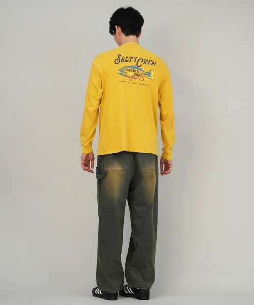 SALTY CREW(ソルティークルー)の「SALTY CREW/ソルティークルー 長袖Tシャツ/ロンT バックプリント 75-060(Tシャツ/カットソー・メンズ・マスタード/ブラック/ホワイト・M/L)」の14枚目の写真