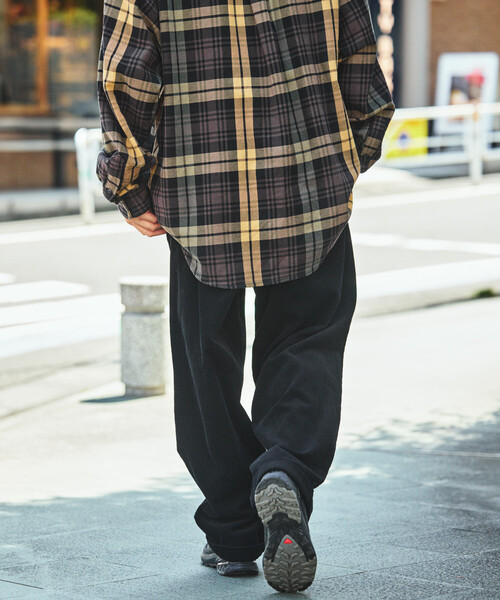 NAUTICA（ノーティカ）の「NAUTICA/ノーティカ ヴィンテージライク コーデュロイタック ワイドパンツ 【セットアップ対応】（その他パンツ・メンズ・ブラック/ブラウン/オリーブ・LARGE/X-LARGE/MEDIUM）」の13枚目の写真