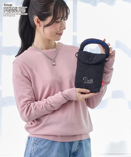 Vintage PEANUTS(ビンテージピーナッツ)の「ルートート / IP.ベビールー.パデット.ピーナッツ-0S(ショルダーバッグ・レディース・シルバー系その他2/ベージュ系その他4/ブラック系その他3/ブラック系その他・FREE)」の3枚目の写真