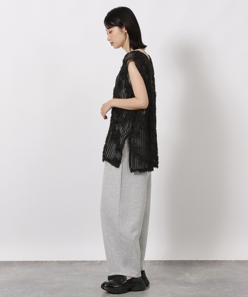 LAKOLE（ラコレ）の「コード刺繍レースベスト / 588021（ベスト・レディース・ブラウン/ブラック/アイボリー・FREE）」の5枚目の写真