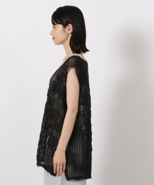 LAKOLE（ラコレ）の「コード刺繍レースベスト / 588021（ベスト・レディース・ブラウン/ブラック/アイボリー・FREE）」の14枚目の写真