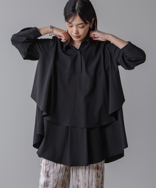 Bou Jeloud（ブージュルード）の「フレアシャツチュニック（シャツ