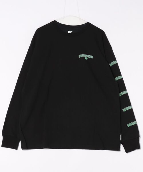 DC SHOES（ディーシーシューズ）の「25 SKATE SKULL LS/DCバックプリント長袖ロンT（Tシャツ/カットソー・メンズ・ホワイト/ブラック/ブラック×ピンク・SMALL/MEDIUM/LARGE/X-LARGE）」の2枚目の写真