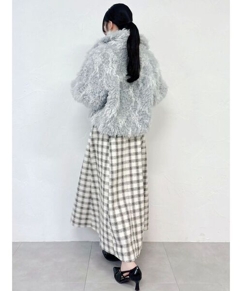 セール】パールチェーンエコファーブルゾン（ブルゾン）｜dazzlin