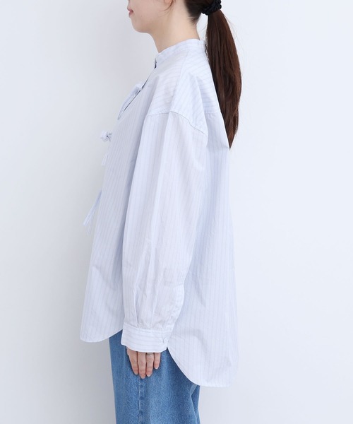 _ribbon long shirt（シャツ/ブラウス）｜fig London（フィグロンドン