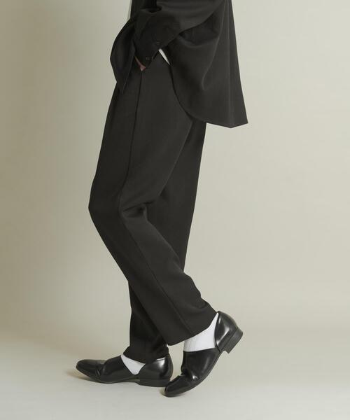 SENSE OF PLACE by URBAN RESEARCH(センスオブプレイスバイアーバンリサーチ)の「ウールライクダブルタックテーパードパンツ(その他パンツ・メンズ・チャコールグレー/ブラック/ライトベージュ/ネイビー・SMALL/MEDIUM/LARGE)」の9枚目の写真