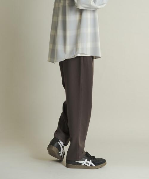 SENSE OF PLACE by URBAN RESEARCH(センスオブプレイスバイアーバンリサーチ)の「ウールライクダブルタックテーパードパンツ(その他パンツ・メンズ・チャコールグレー/ブラック/ライトベージュ/ネイビー・SMALL/MEDIUM/LARGE)」の18枚目の写真