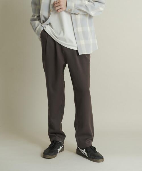 SENSE OF PLACE by URBAN RESEARCH(センスオブプレイスバイアーバンリサーチ)の「ウールライクダブルタックテーパードパンツ(その他パンツ・メンズ・チャコールグレー/ブラック/ライトベージュ/ネイビー・SMALL/MEDIUM/LARGE)」の19枚目の写真