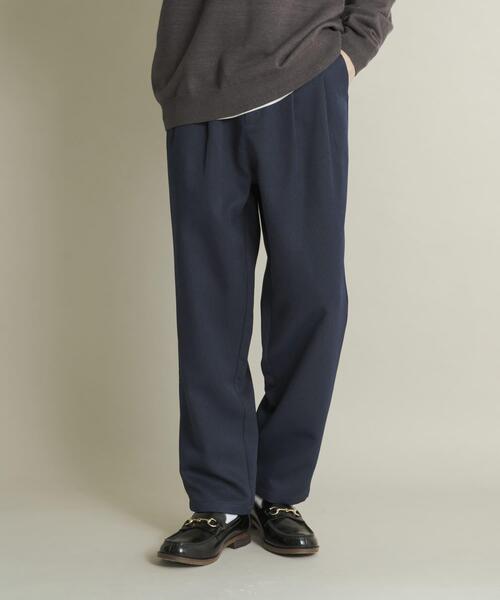 セール】ウールライクダブルタックテーパードパンツ（その他パンツ