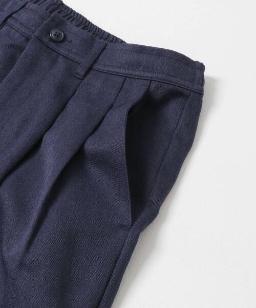 SENSE OF PLACE by URBAN RESEARCH（センスオブプレイスバイアーバンリサーチ）の「ウールライクダブルタックテーパードパンツ（その他パンツ・メンズ・チャコールグレー/ブラック/ライトベージュ/ネイビー・SMALL/MEDIUM/LARGE）」の21枚目の写真