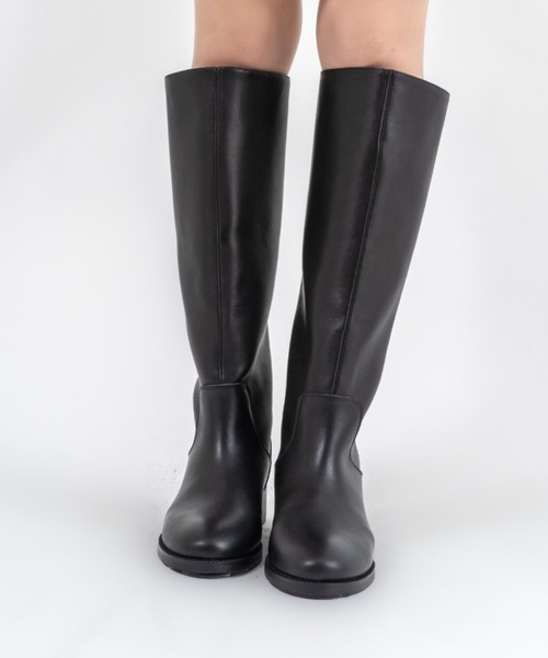 REMME】バックジップ ロングブーツ（ブーツ）｜REMME（レメ）の