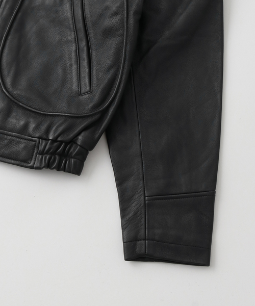 NO MAINTENANCE / ノーメンテナンス AERO LEATHER JACKET（ライダース